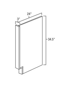 Carmel Shaker24" x 34.5" Base End Panels