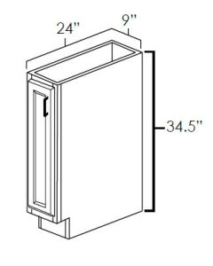 Bristol Chocolate 9" Tray Base For Kitchen