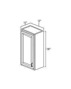 Fresh Sage - 12" x 30" Single Door Wall Cabinet